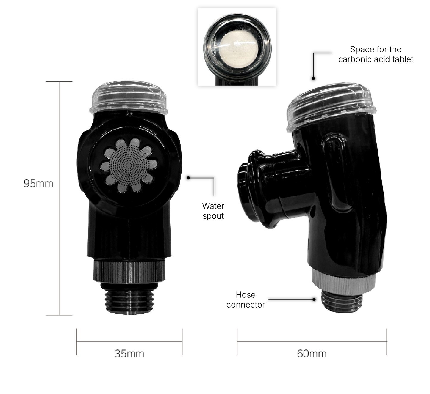 DOHI SPA Ionic Filter Shower Head